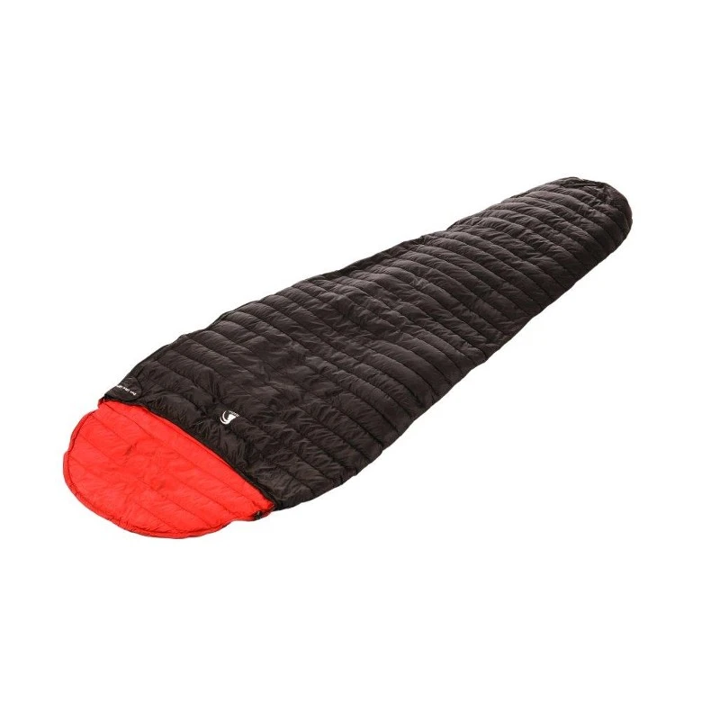Alvivo Ibex Ultralight Daunenschlafsack Black/red 4 Alvivo Ibex Ultralight Daunenschlafsack Black/red – Bild 2