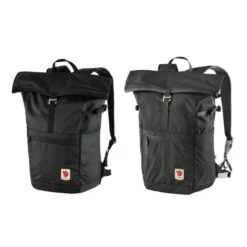 Fjällräven High Coast Foldsack 24 Tagesrucksack -Camping-Ausrüstung Verkäufe 2024 43454 4 fjallraven high foldsack black grey 1