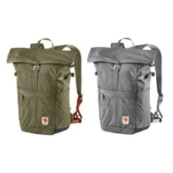 Fjällräven High Coast Foldsack 24 Tagesrucksack -Camping-Ausrüstung Verkäufe 2024 43454 5 fjallraven high foldsack green sharkgrey 1